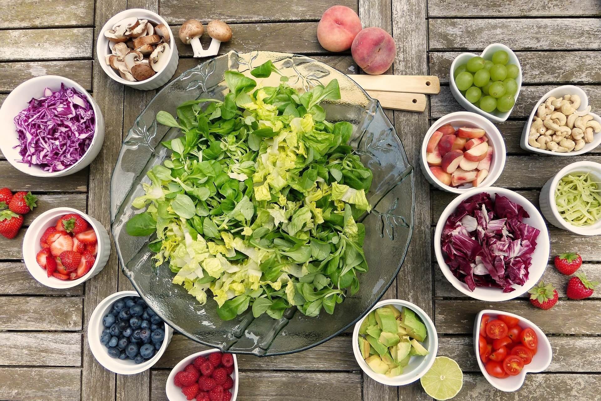 salade et crudités